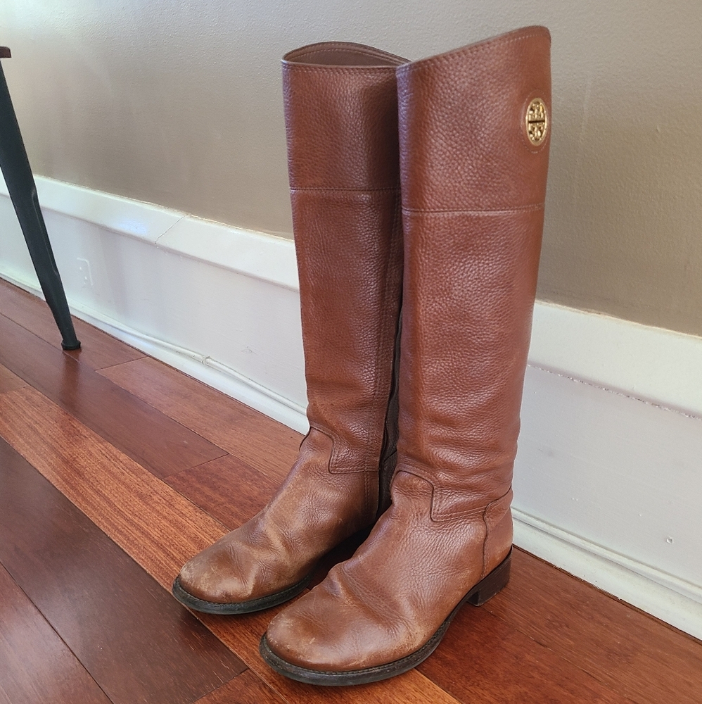 Tory Burch Brown Knee High Boots size 6.5